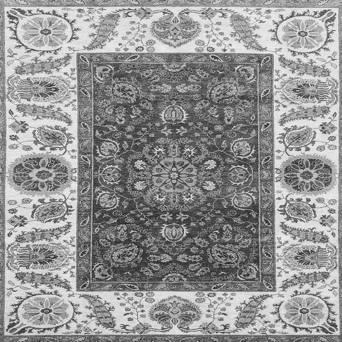 Square Machine Washable Abstract Gray Modern Rug, wshabs4097gry