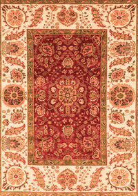 Abstract Orange Modern Rug, abs4097org