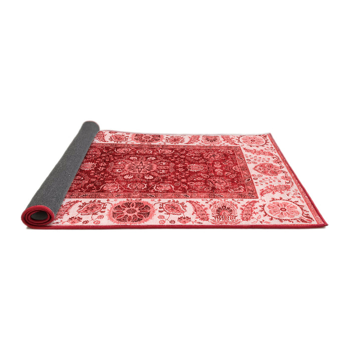Abstract Red Modern Area Rugs