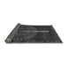 Sideview of Abstract Gray Modern Rug, abs4098gry