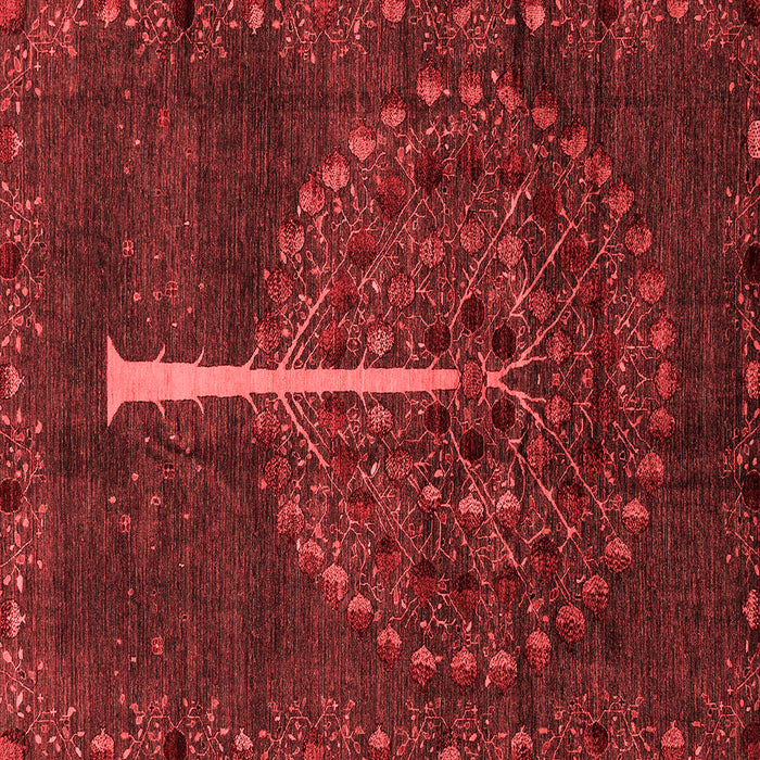 Abstract Red Modern Rug, abs4098red