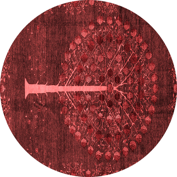 Machine Washable Abstract Red Modern Rug, wshabs4098red