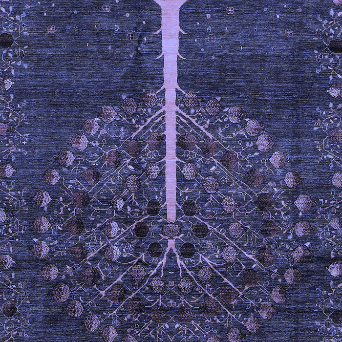 Abstract Blue Modern Rug, abs4098blu