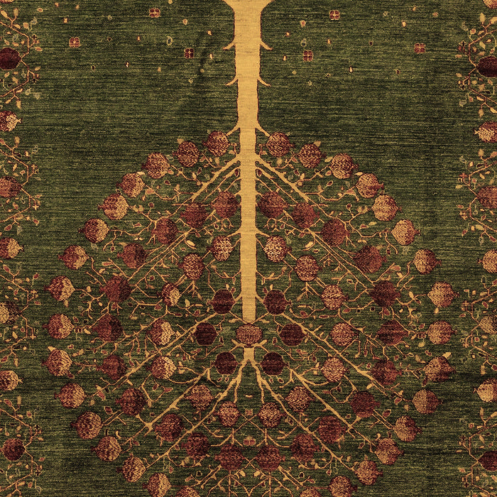 Machine Washable Abstract Brown Modern Rug, wshabs4098brn