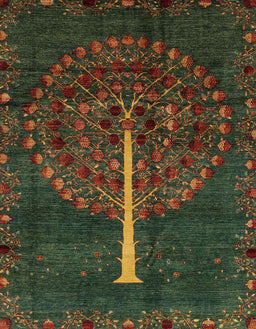 Abstract Red Modern Rug, abs4098