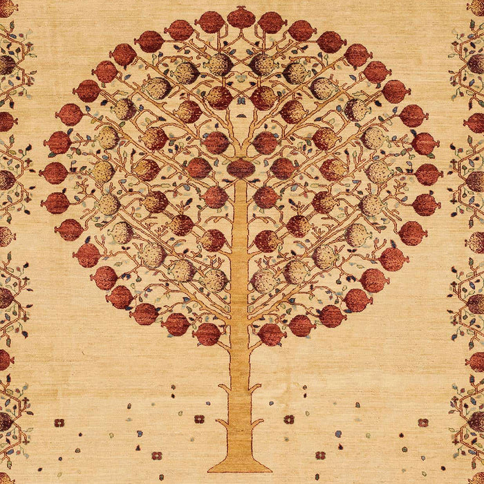 Abstract Orange Modern Rug, abs4099