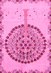 Abstract Pink Modern Rug, abs4099pnk