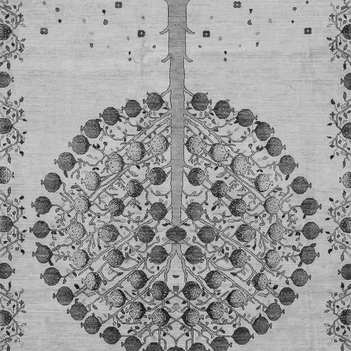 Machine Washable Abstract Gray Modern Rug, wshabs4099gry