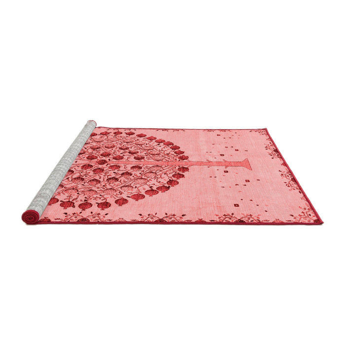 Modern Red Washable Rugs