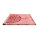 Modern Red Washable Rugs