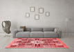 Modern Red Washable Rugs