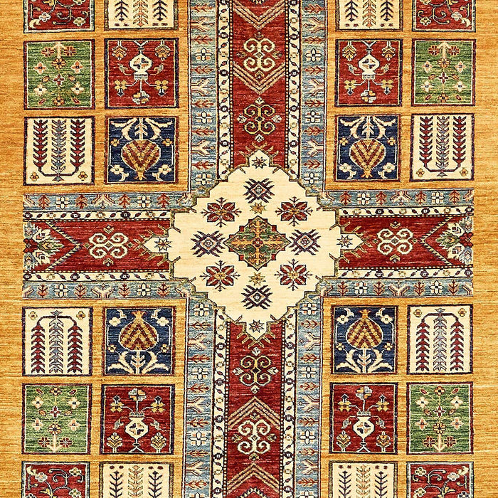 Machine Washable Abstract Fire Brick Red Rug, wshabs409