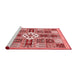 Modern Red Washable Rugs