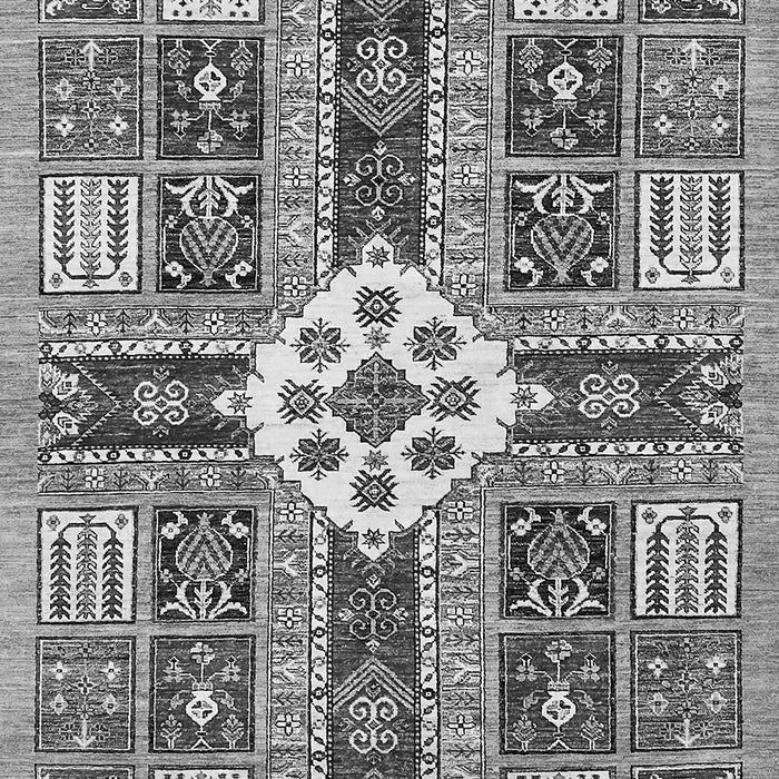 Abstract Gray Modern Rug, abs409gry