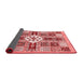 Abstract Red Modern Area Rugs