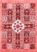 Abstract Red Modern Area Rugs