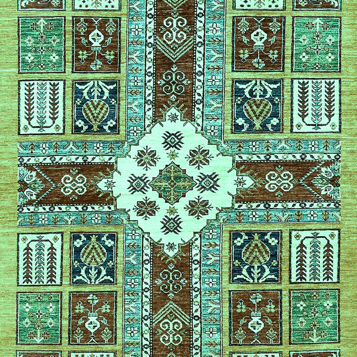 Abstract Turquoise Modern Rug, abs409turq