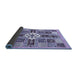 Sideview of Abstract Blue Modern Rug, abs409blu