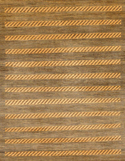 Abstract Yellow Modern Rug, abs40