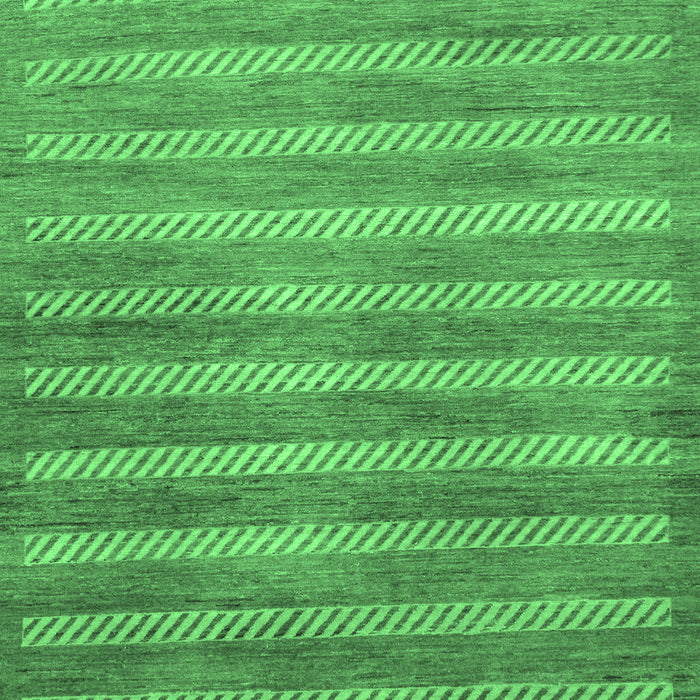 Machine Washable Abstract Emerald Green Modern Area Rugs, wshabs40emgrn