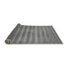 Sideview of Abstract Gray Modern Rug, abs40gry