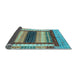 Sideview of Abstract Light Blue Modern Rug, abs4100lblu