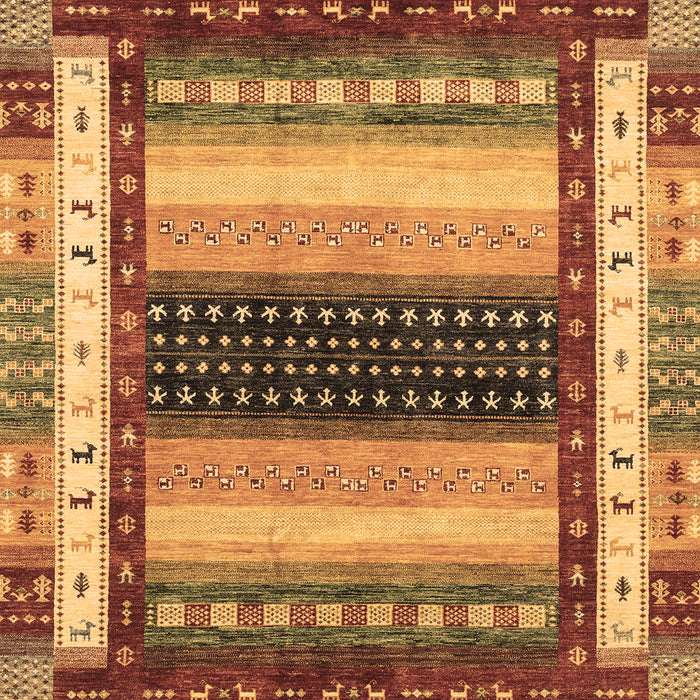 Abstract Brown Modern Rug, abs4100brn