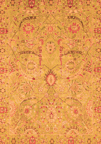 Oriental Orange Traditional Rug, abs4101org