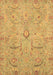 Oriental Brown Traditional Rug, abs4101brn