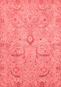 Oriental Red Traditional Rug, abs4101red