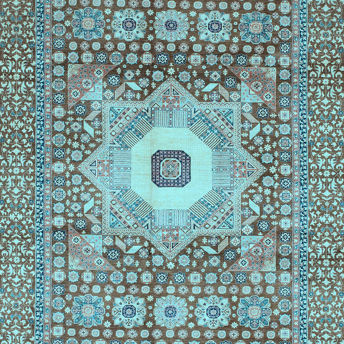 Machine Washable Abstract Light Blue Modern Rug, wshabs4102lblu