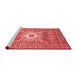 Modern Red Washable Rugs