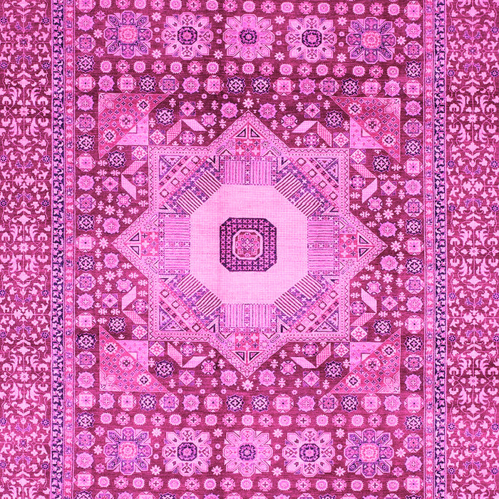 Machine Washable Abstract Pink Modern Rug, wshabs4102pnk