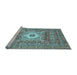 Sideview of Machine Washable Abstract Light Blue Modern Rug, wshabs4102lblu