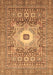 Abstract Brown Modern Rug, abs4102brn