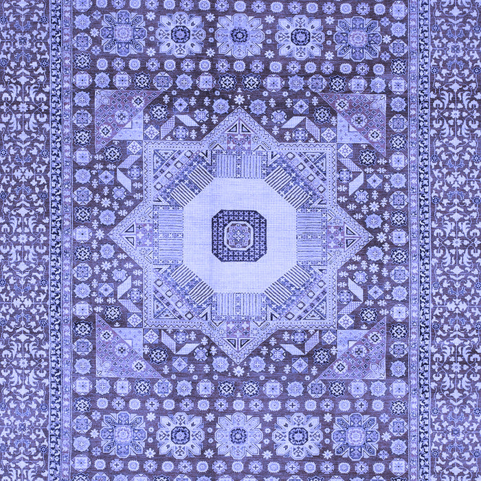 Machine Washable Abstract Blue Modern Rug, wshabs4102blu