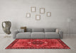 Modern Red Washable Rugs