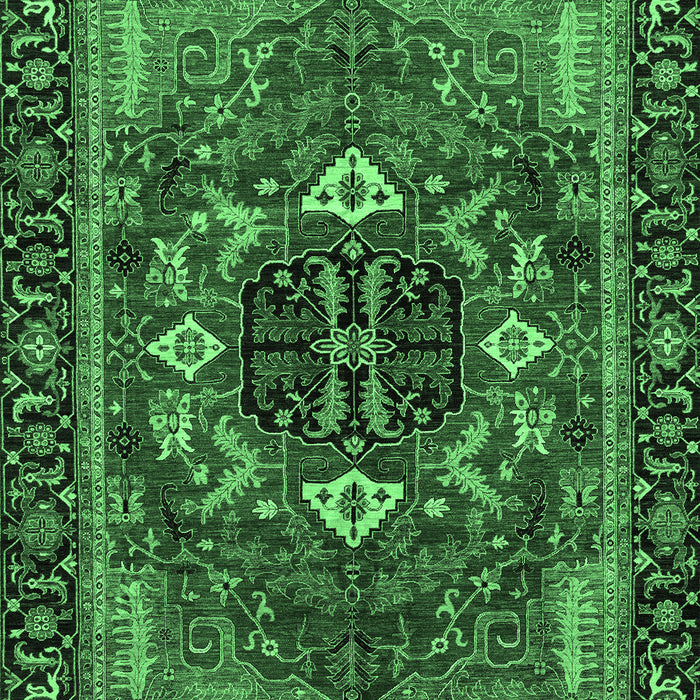 Abstract Emerald Green Modern Rug, abs4103emgrn