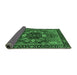 Sideview of Abstract Emerald Green Modern Rug, abs4103emgrn