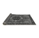 Sideview of Abstract Gray Modern Rug, abs4103gry