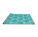 Sideview of Machine Washable Abstract Light Blue Modern Rug, wshabs4104lblu