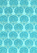 Abstract Light Blue Modern Rug, abs4104lblu