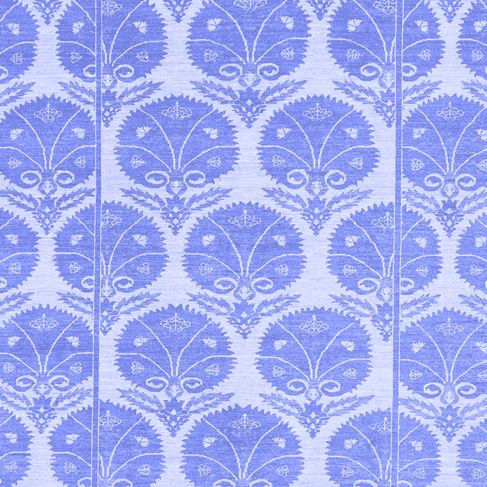 Abstract Blue Modern Rug, abs4104blu