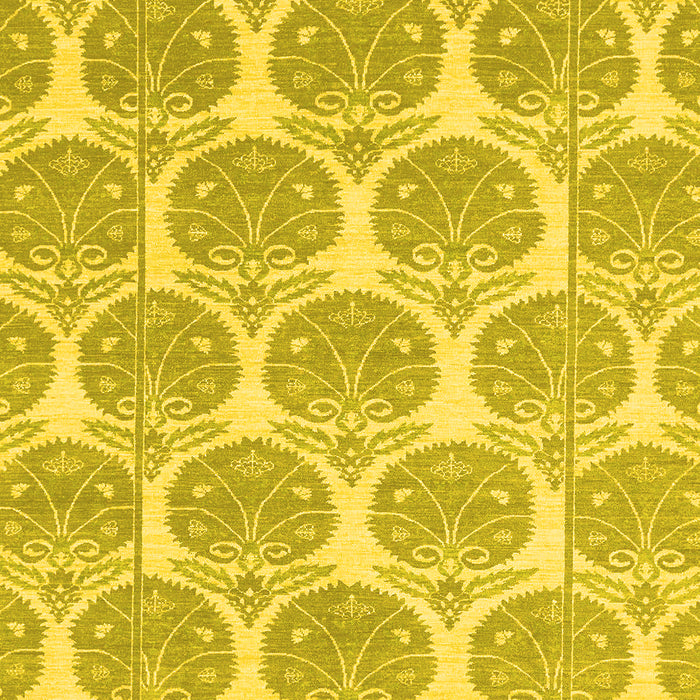 Abstract Yellow Modern Rug, abs4104yw