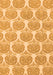 Machine Washable Abstract Orange Modern Area Rugs, wshabs4104org