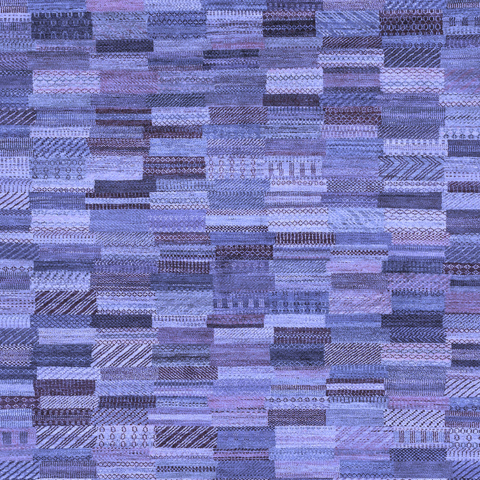 Machine Washable Abstract Blue Modern Rug, wshabs4105blu