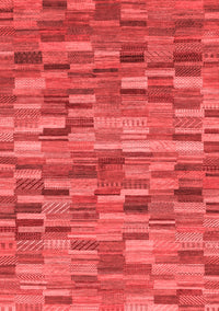 Abstract Red Modern Rug, abs4105red