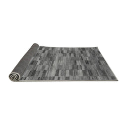 Sideview of Abstract Gray Modern Rug, abs4105gry