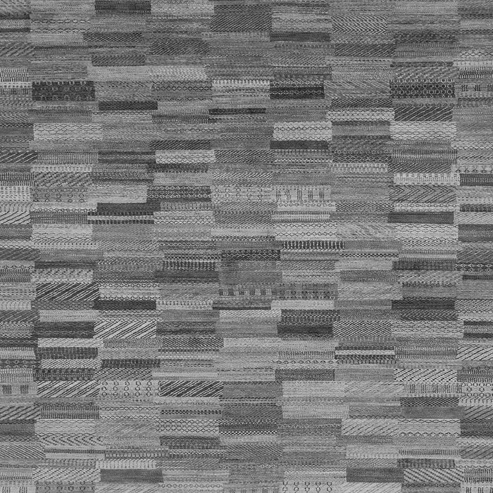 Square Machine Washable Abstract Gray Modern Rug, wshabs4105gry