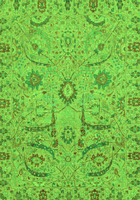 Abstract Green Modern Rug, abs4106grn